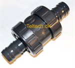 Kontraventil  Slangestuds Ø38mm PVC